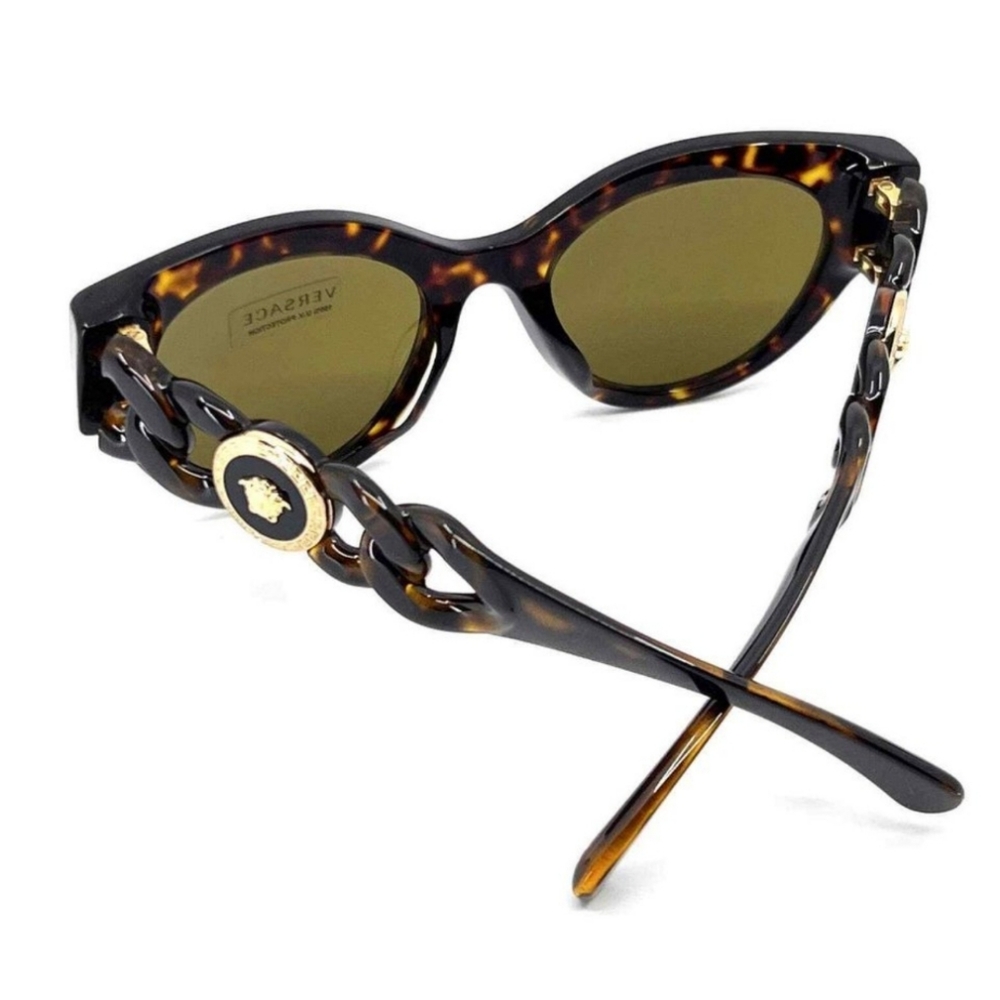 ‼️On SALE ‼️Versace Brown Patterned Sunglasses - Picture 6 of 10